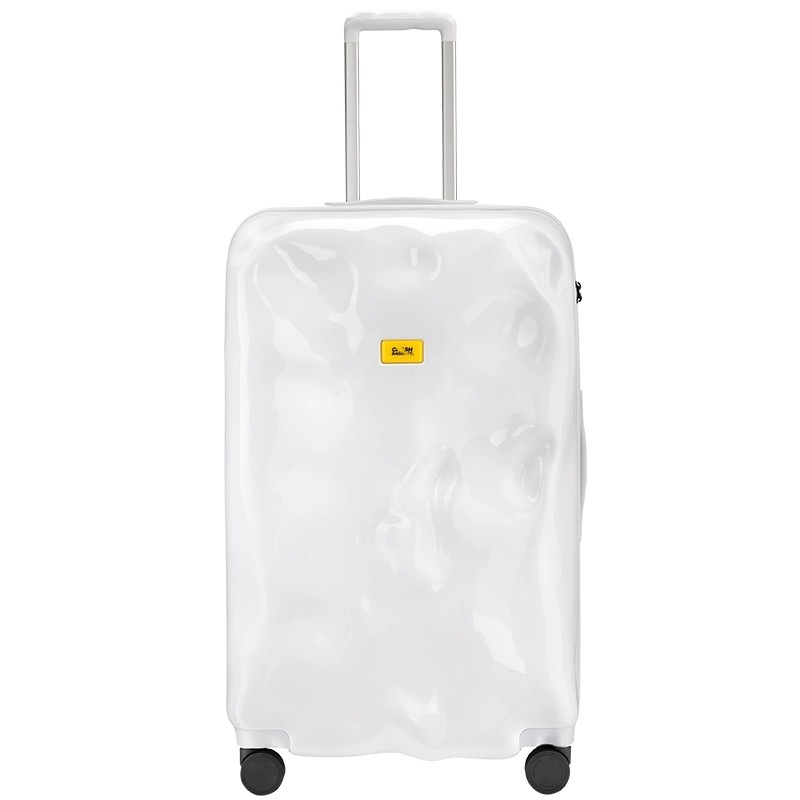 クラッシュ耐性のある箱、凹凸のある隕石痕のあるスーツケース、耐久性のあるジッパー付きPCローダースーツケース、スポーツトラベルスーツケース、機内持ち込みスーツケース