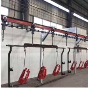 Manufacturer Supplies Anti-Static Hardware Hanging Spray Wire, Bicycle Rack Spray Powder Assembly Line, Price Discount