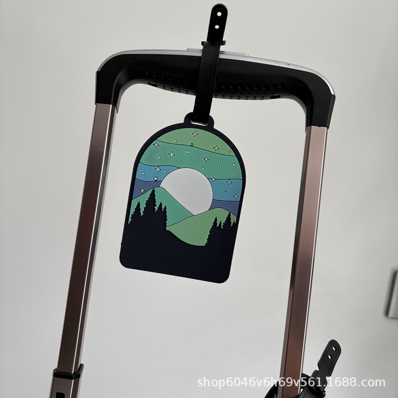 外国貿易luggagetag山水荷物札旅行箱情報標識搭乗券紛失防止住所カード託送カード|undefined
