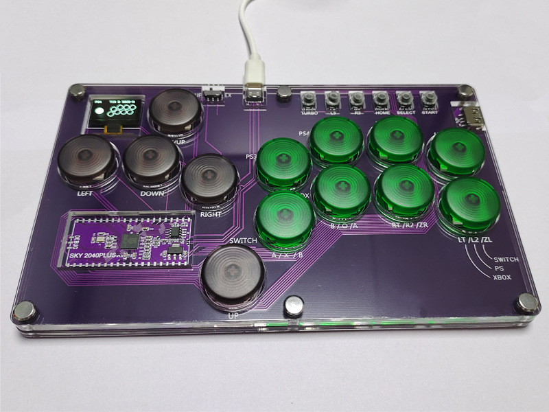 SKY2040PLUS13 teclas personalizadas SOCD juego de lucha teclado HITBOX Street Fighter 6Steam Arcade PS5