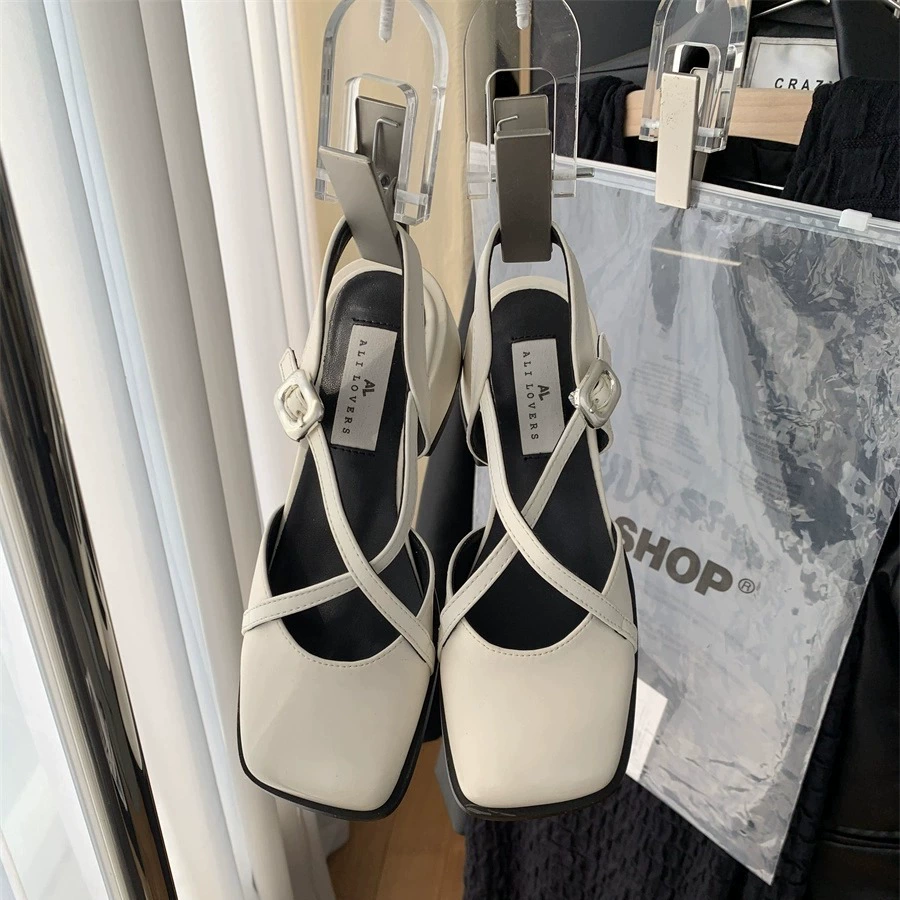 Summer sandals low-cut, french style, 2024 years