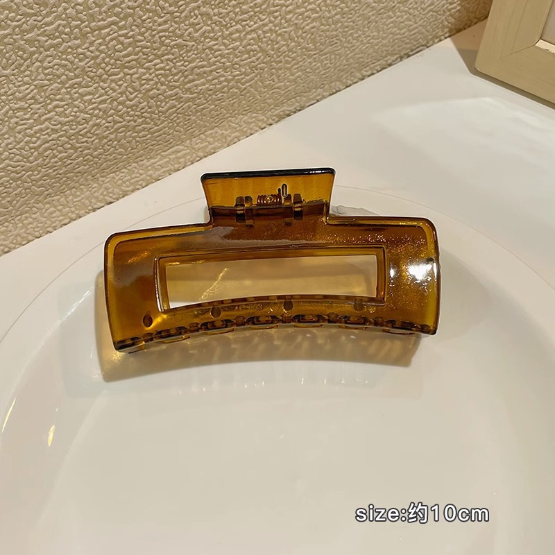 La parte posterior de la cabeza horquilla de perlas grande al por mayor pinza de metal ins pinza de tiburón sensación de alto nivel, simple, horquilla femenina