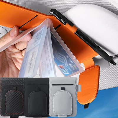 holder, multifunctional sun visor: Car Glasses Clip/Bill Clip