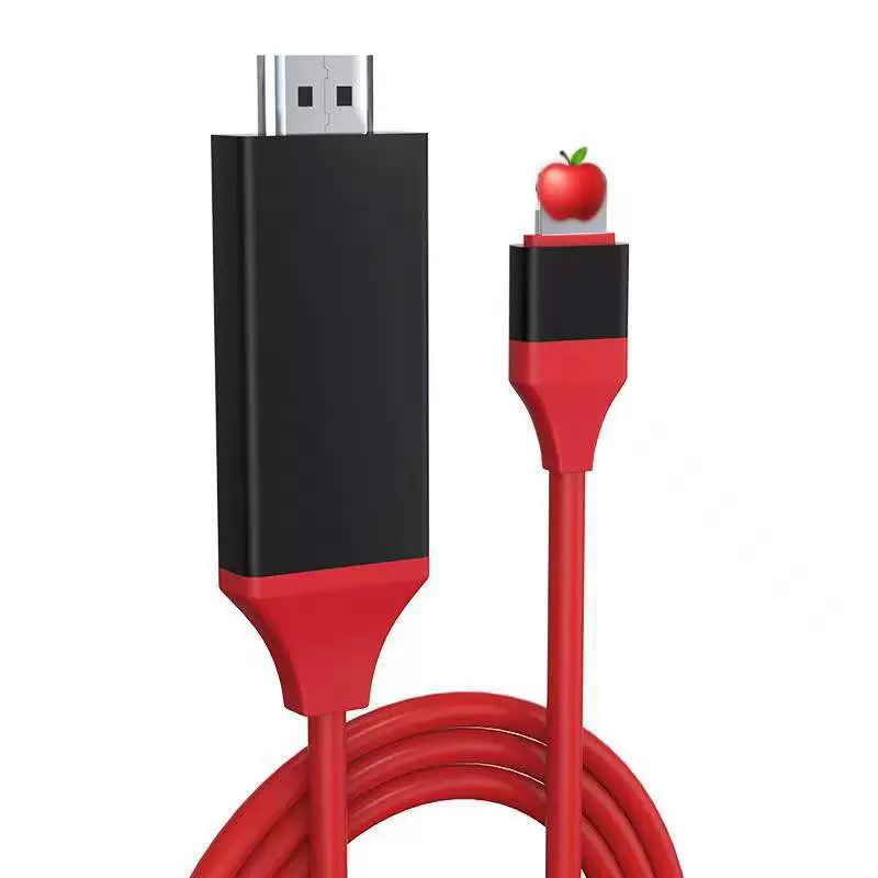 Подходит для iPhone Apple: кабель высокого разрешения Lightning to HDMI, мобильный экран прямого подключения кабель видео