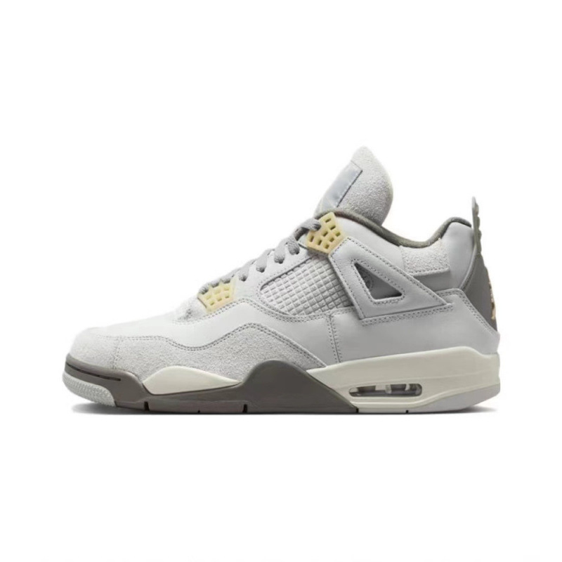 Fábrica de zapatos Putian aj4 lava caliente amarillo gran cemento de París blanco gato negro Olio Joe 4 zapatos de baloncesto femenino y masculino