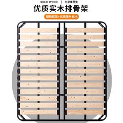 排骨架床架榻榻米加密防潮静音床板实木龙骨架支撑架钢架子可折叠