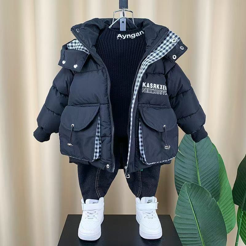 男童羽绒棉服加厚外套新款洋气儿童保暖棉袄冬装宝宝男孩棉衣反季|undefined