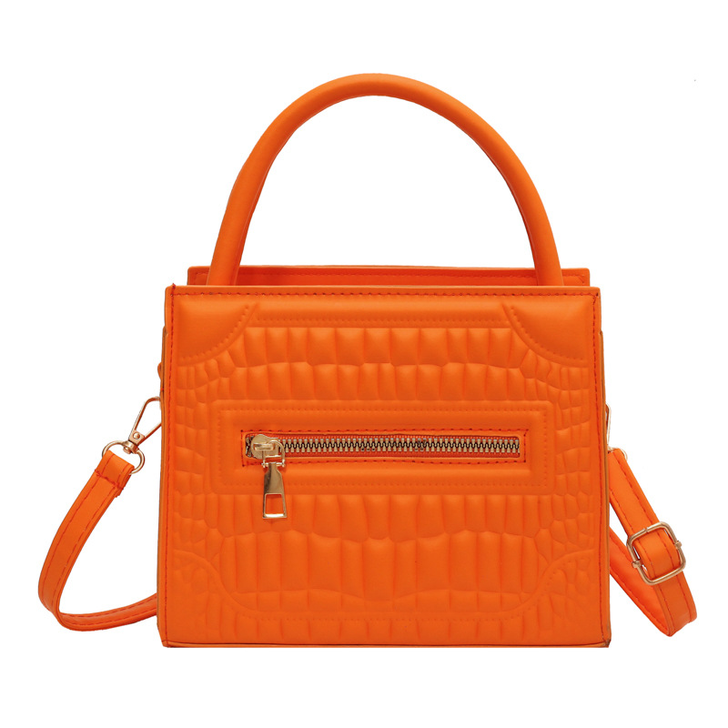 2023 nuevo bolso de las mujeres moda hombro axila bolso de las mujeres casual de gran capacidad color sólido cocodrilo patrón bolsa de mensajero