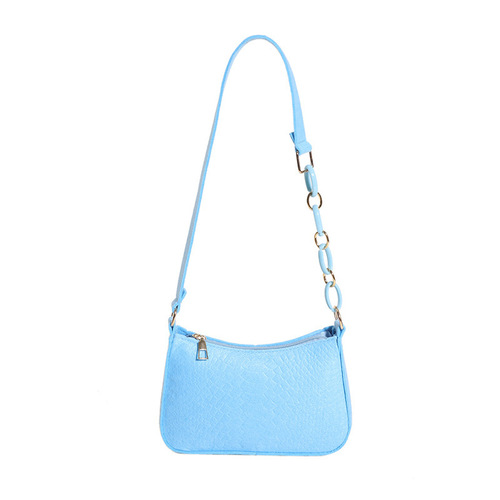 2024 Simple and Western Design Underarm Contrast Color Casual Fashion Large Capacity Trendy Portable Single Shoulder Small Square Women's Bag