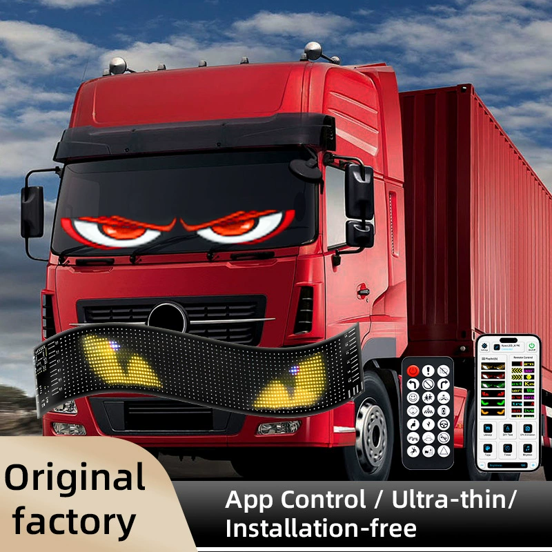 Светодиодный автомобиль мягкий экран usb автомобиль гибкий рекламный экран APP bluetooth смарт-экран окна полноцветный дисплей