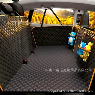 宠物车载垫工厂亚马逊热销汽车防水坐垫狗狗汽车后排宠物垫定制