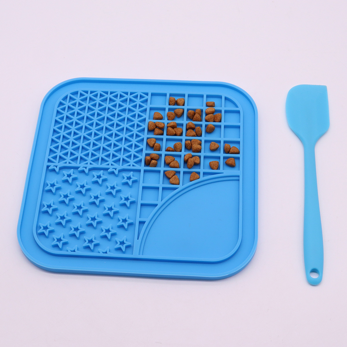 Perro lamiendo Mat raspador traje mascota lamiendo Mat silicona perro snack Mat comida Mat gato comida húmeda Mat con ventosa