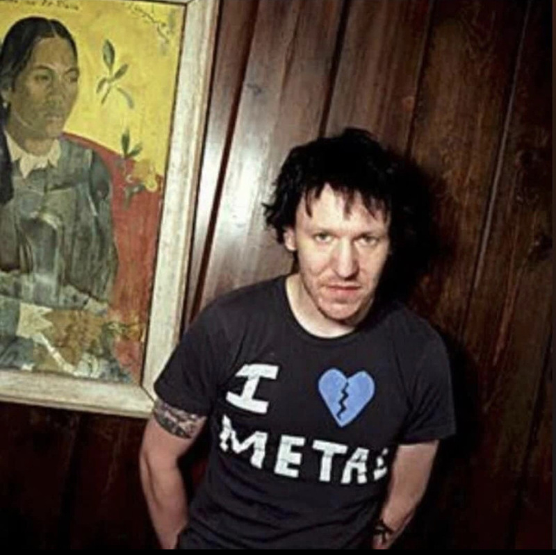 Eliot Smith I Love Metal Same Pattern Printed T-Shirt for Men and Women Retro Super