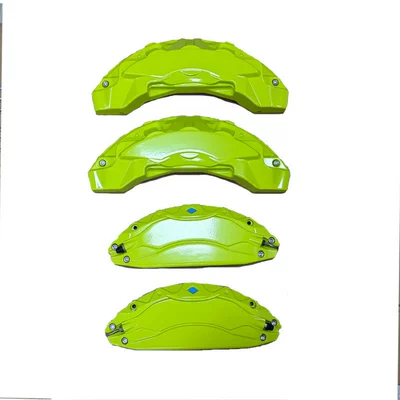 brake caliper covers, wheel hub modification | Brake caliper cover - land-rover-defender-caliper-cover-30t48v-mild-hybrid-system-fluorescent-green