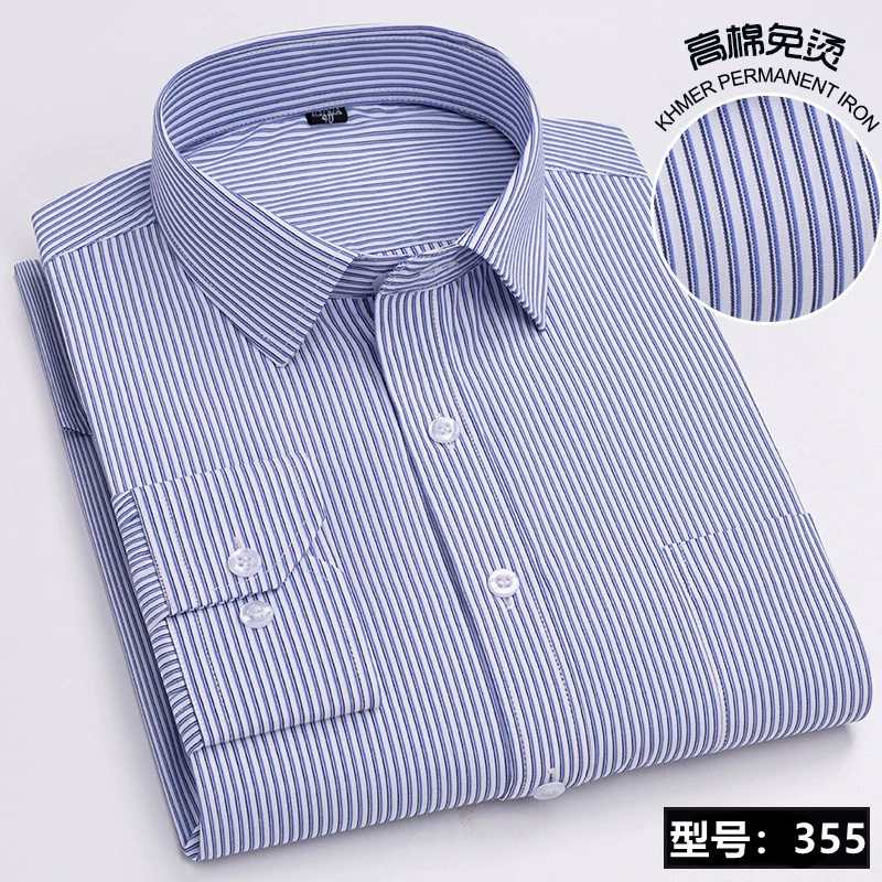 Shirt, for middle-aged man, floral print, Korean style