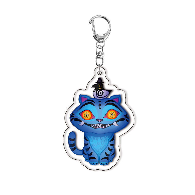 【夹层】恶魔猎手亚克力钥匙扣 伊利丹·怒风 动漫周边背包挂饰|undefined