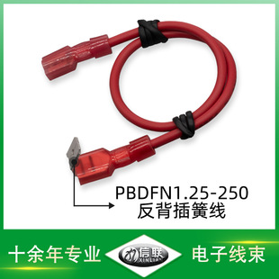 PBDFN1.25-250反背插簧線恆溫器壓力鍋空氣炸鍋豆漿機內部連接線