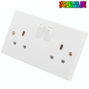 Ӣ��Ӣ���۠��m�pλ�p�O�����_�P 2 GANG 13A DP SWITCHED SOCKET