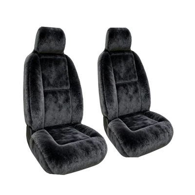 Fully Enclosed, Fleece-Lined, Thickened, Universal seat cover - black-two-seater-see-sku