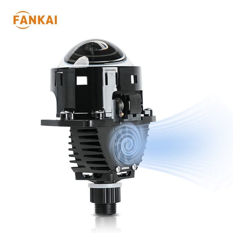 V59 3 pulgadas 24V camión faros de coche 55W de alta potencia, lejos y cerca integrados sin pérdidas H4 h7 lente bifocal led