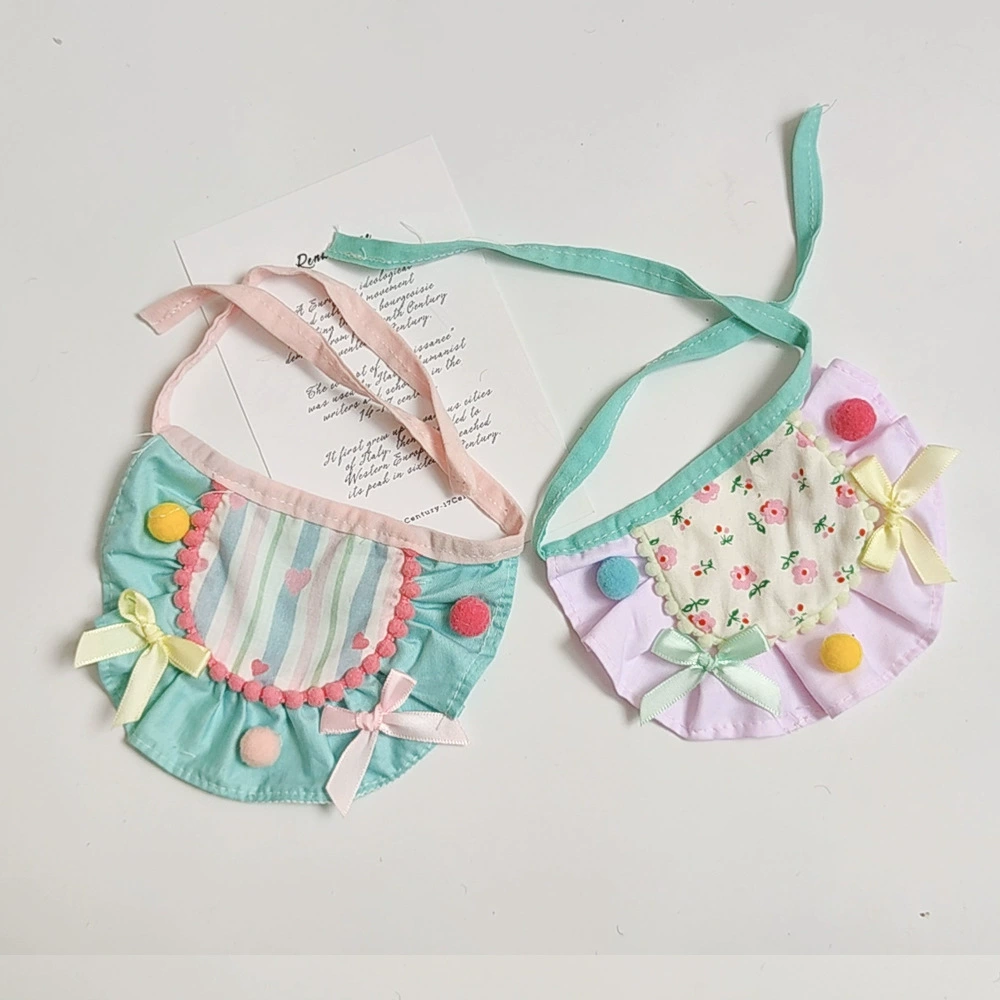 Красочная серия конфет, оригинальное полотенце для слюны для домашних животных, принадлежности для кошек, шарф ручной работы для собак, аксессуары для домашних животных, полупокет