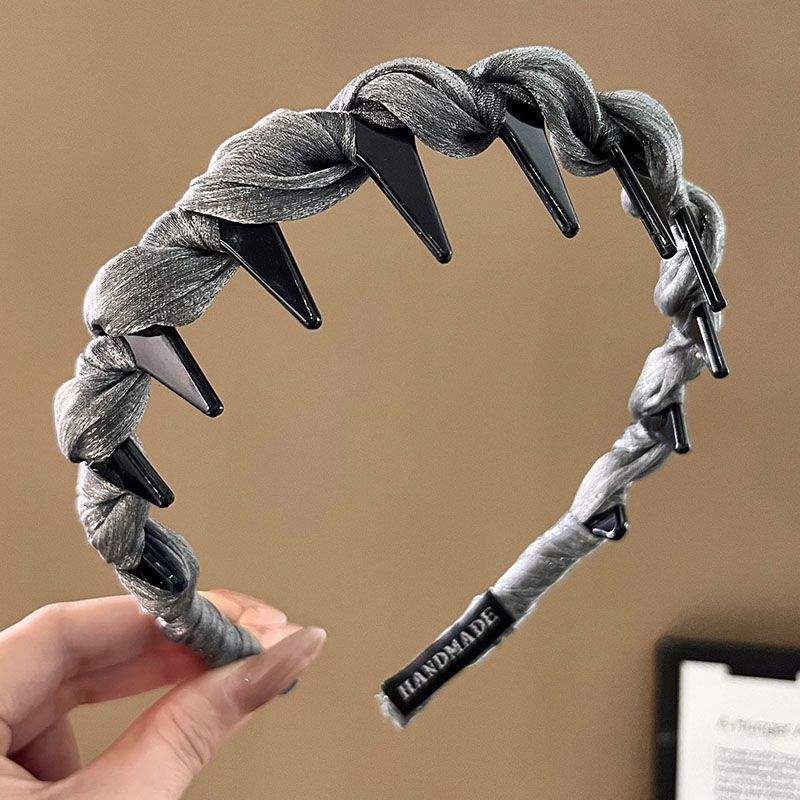 Diadema alta para mujer, nueva colección 2026, accesorio para el cabello estilo Chanel francés, elegante banda ancha para el cabello.