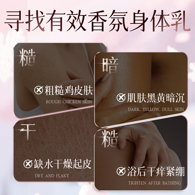 美白身体乳保湿补水清爽不粘腻全身冷白皮持久留香润肤乳现货批发|undefined