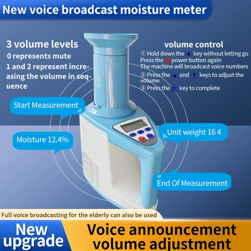 Измеритель влажности зерна, измеритель влажности зерна, детектор влажности кукурузы, прибор для определения влажности LDS-1G высокой точности