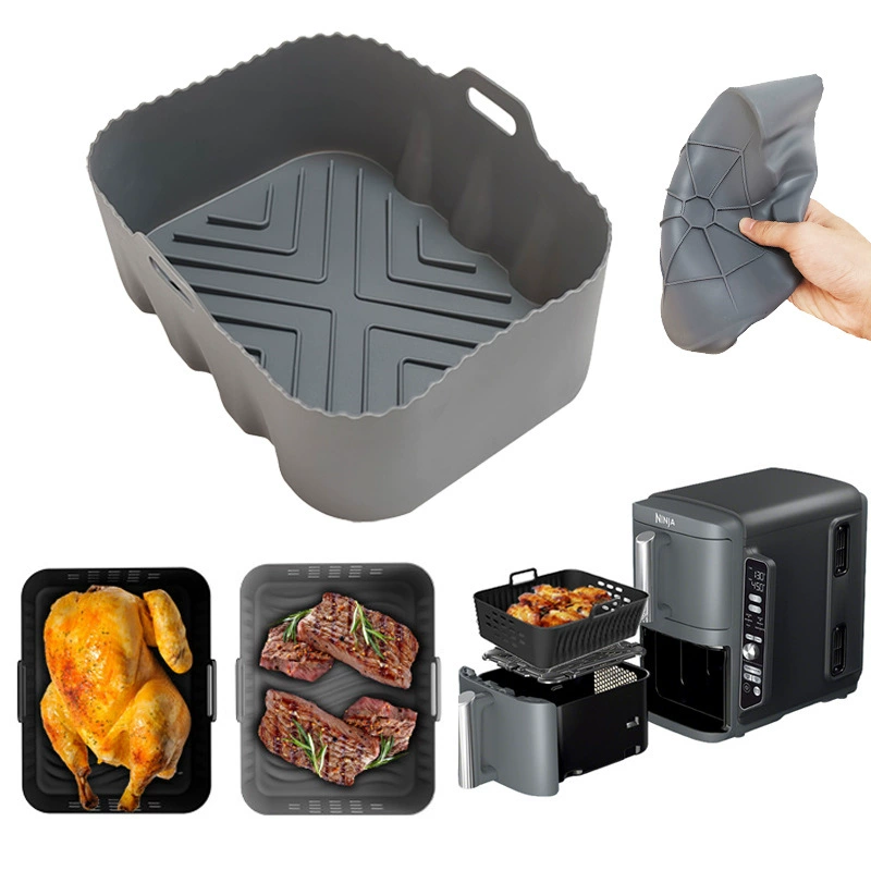 Силиконовая форма для выпечки в аэрофритюрнице, многоразовая, многофункциональная, для трансграничной торговли на Amazon