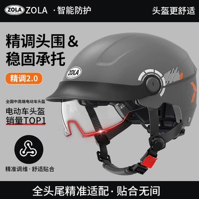 Motosiklet kaskı (dəbilqə), 3C Certified Electric Motorcycle Helmet for - gray-transparent-endoscope
