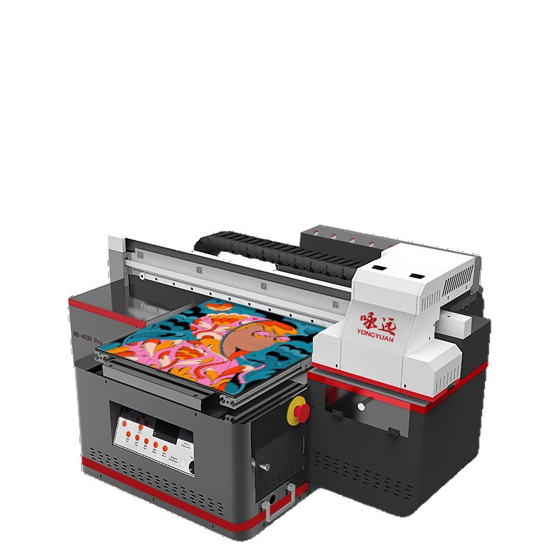 Impresora UV pequeña A3 compatible con la impresión en carcasas de teléfonos móviles, acrílico, metal, cristal, etiquetas y cilindros. Venta directa de fábrica.