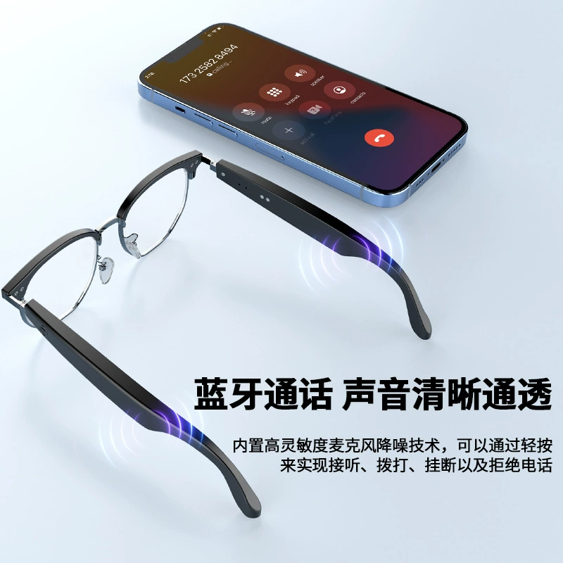 Умные очки, сменные линзы с чипом, Bluetooth