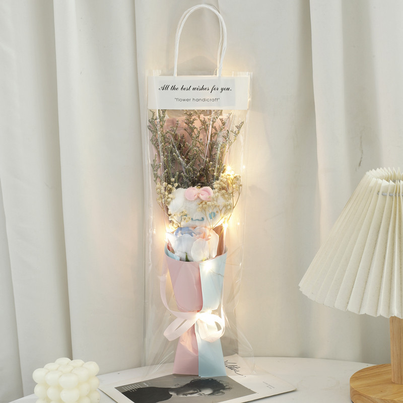 38 Diosa Festival bolsa Yugui perro muñeca Rosa ramo de jabón para enviar amigos y novias regalo