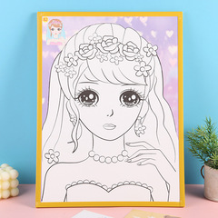 30*40cm Large Color-Background Drawing Board for Kids&mdash;Graffiti, Watercolor Painting, Street Market Stall Display, Children&rsquo;s DIY Crafts