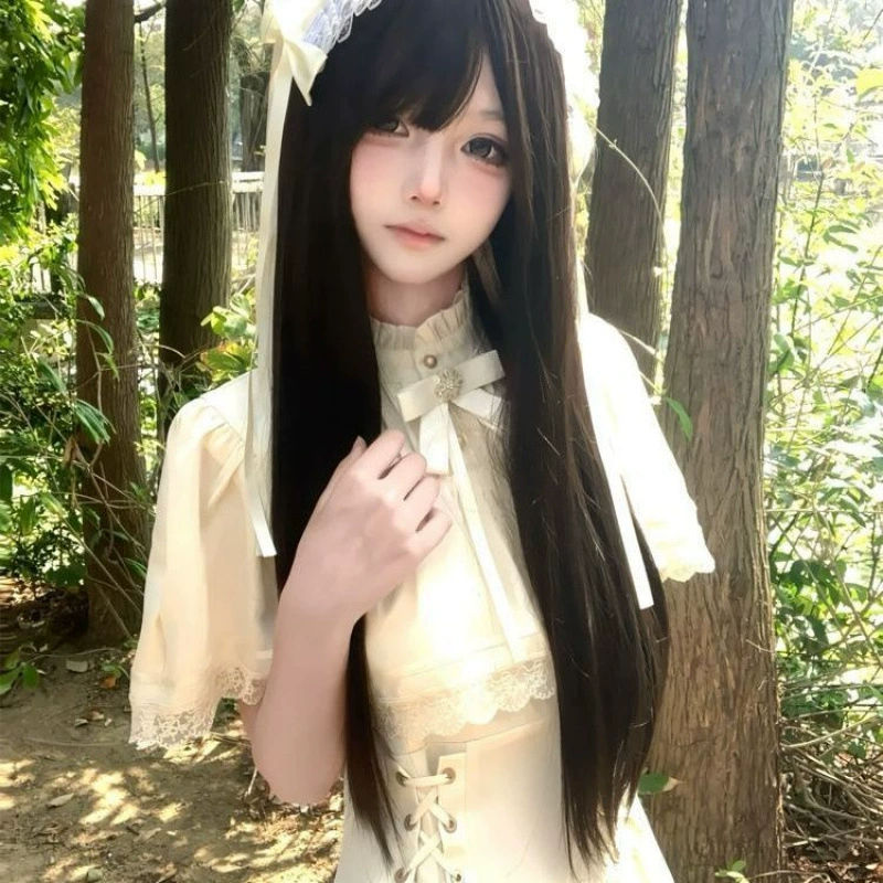 Киото Мисс японское элегантное белое лунное светлое платье Мисс с короткими рукавами для похудения на талии женское летнее платье