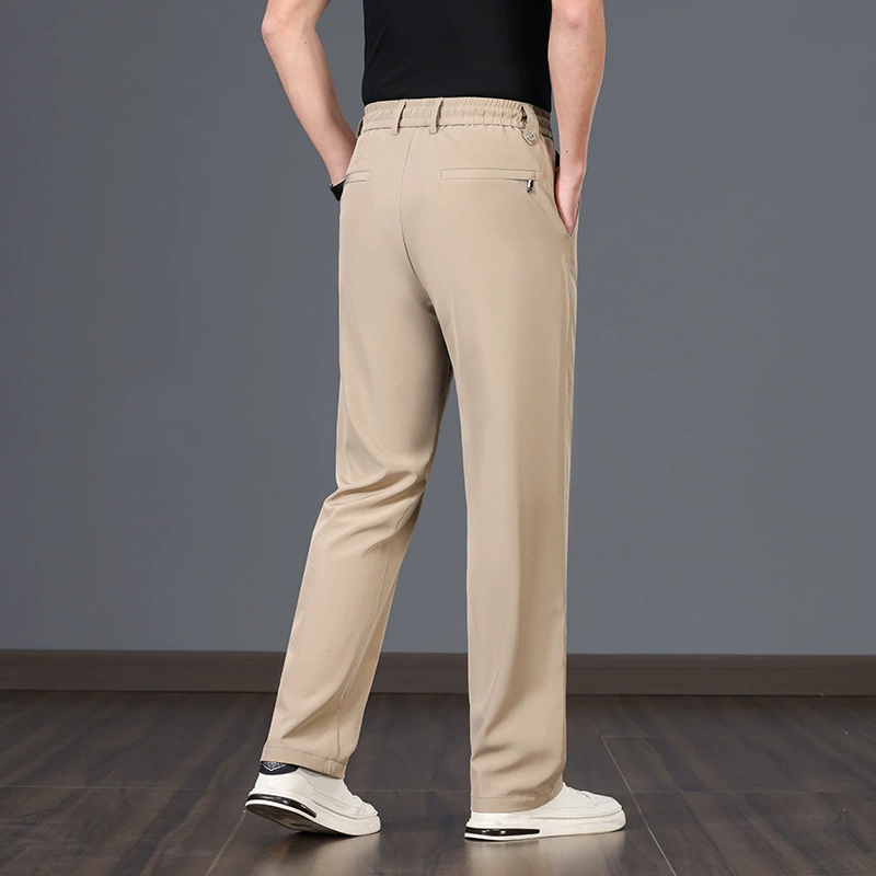 Мужские повседневные брюки новые прямые брюки бизнес-брюки Летние тонкие шорты из мороженого