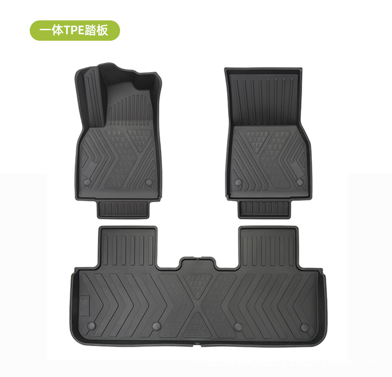 Suitable for 25-26 Tesla Model Y car floor mats, custom-made TPE waterproof and easy-to-clean floor mats