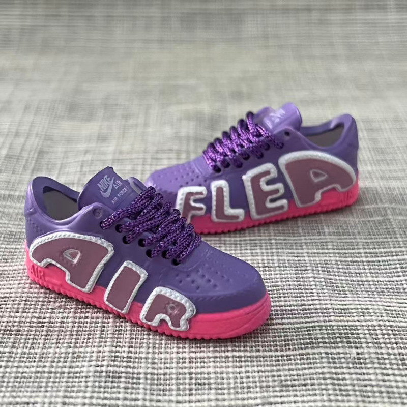 LABUBU Zapatos Rabu Ropa de bebé 17cm felpa vinilo bolso de muñeca colgante para zapatos desnudos caja ciega