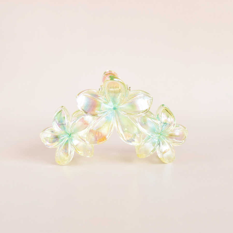 86g Weight Hair Clip, Hair Claws Hair Accessories Type 1 Piece Quantity Holiday, Daily, Selfie Occasion Plastic Material Flower, Fish, Shark, Plumeria Pattern All Seasons Season Women's Gender Cute Style Cute Women's Flower Fish Shark Plastic Hair Clip Hair Claws 6