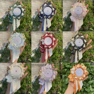 Original design gorgeous bar tray trailing badge holder handmade pain bag diy decoration cabbage bar display holder