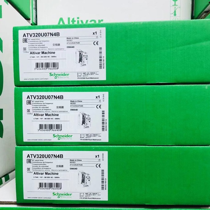 Schneider  变频器  ATV630U75M3全新380...480V标配高级中文面板