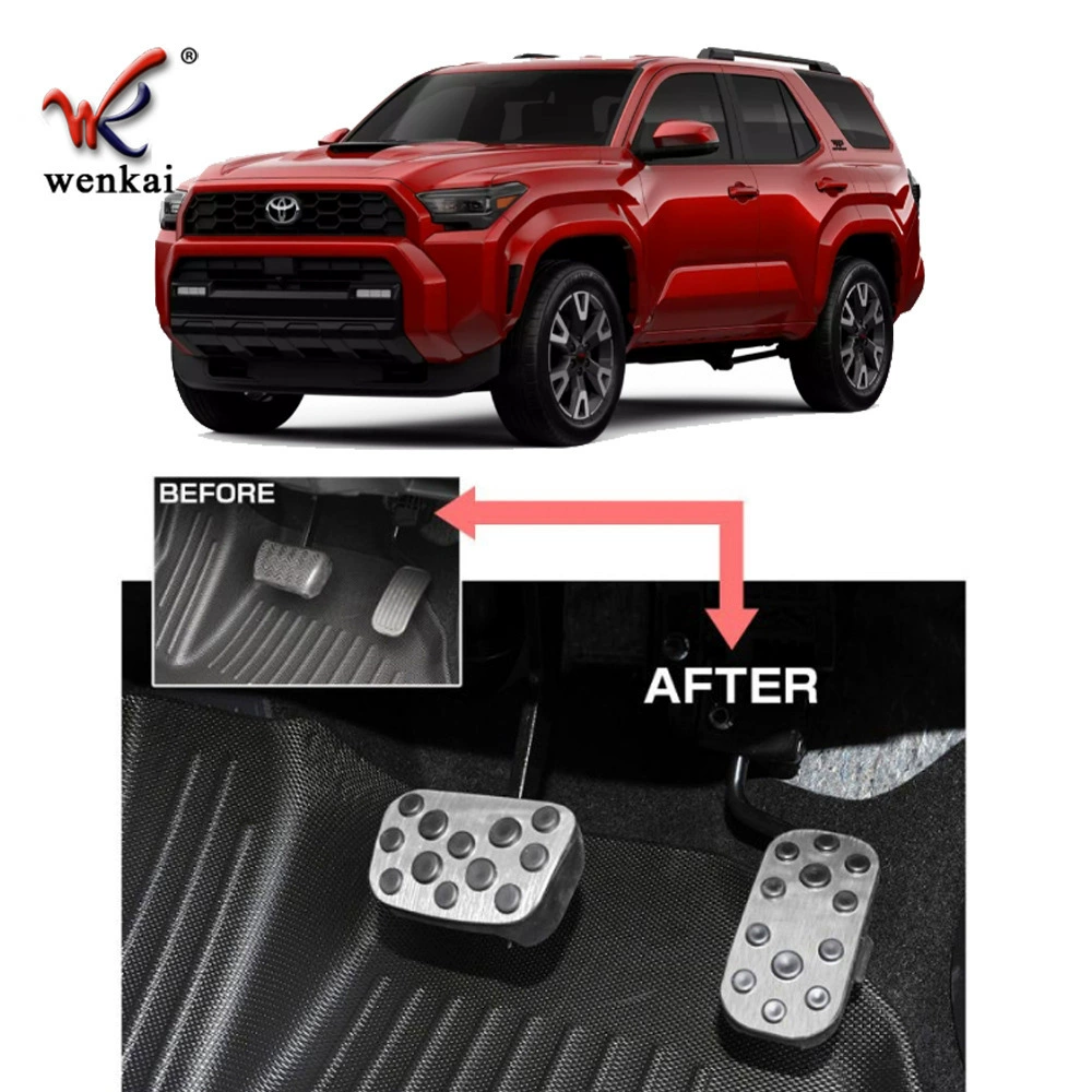 Подходит для 25 Toyota 4Runner, модифицированная педаль акселератора, противоскользящие наклейки на тормоза для украшения интерьера