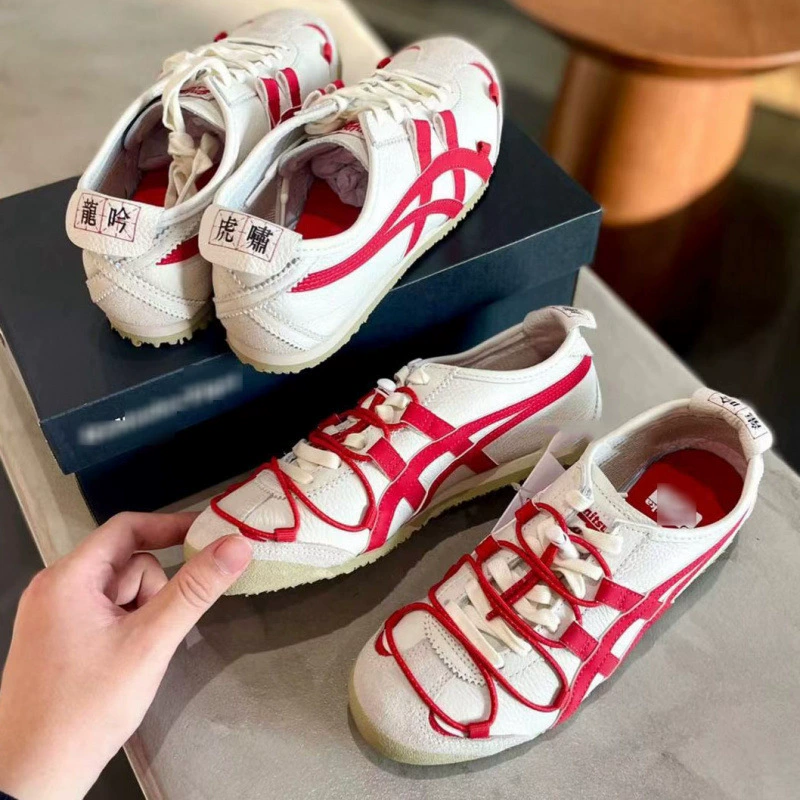 Новые туфли Onitsuka, чисто оригинальные mecixo66, высокая версия Onitsuka Tiger Year of the Dragon, ограниченная серия Dragon's Roar и Tiger's Roar, моральные тренировочные туфли