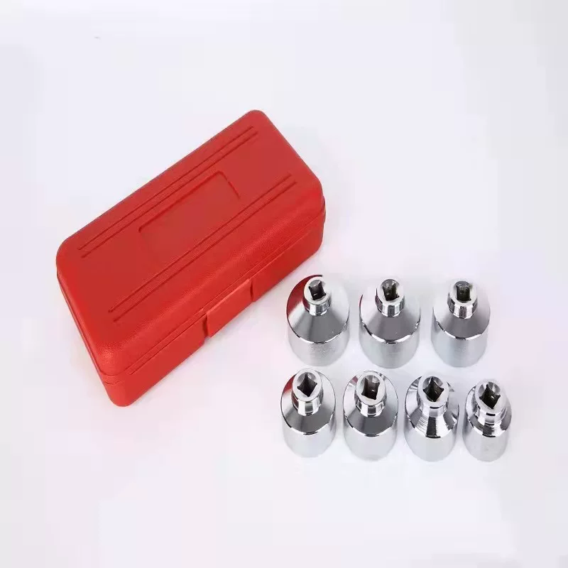 Set, engine oil, wrench, constructor, 7 pieces