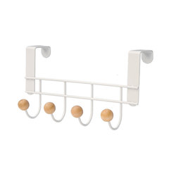 免打孔門後掛鈎家用門後懸掛式衣帽鈎臥室入戶門背收納專用置物架