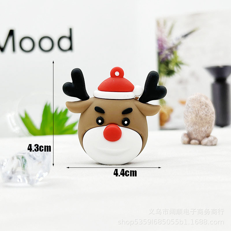 サンタクロースのキーホルダー人形ストラップクリスマス雪だるまクリスマスプレゼント考古学ブラインドボックスクリスマスアクセサリー|undefined