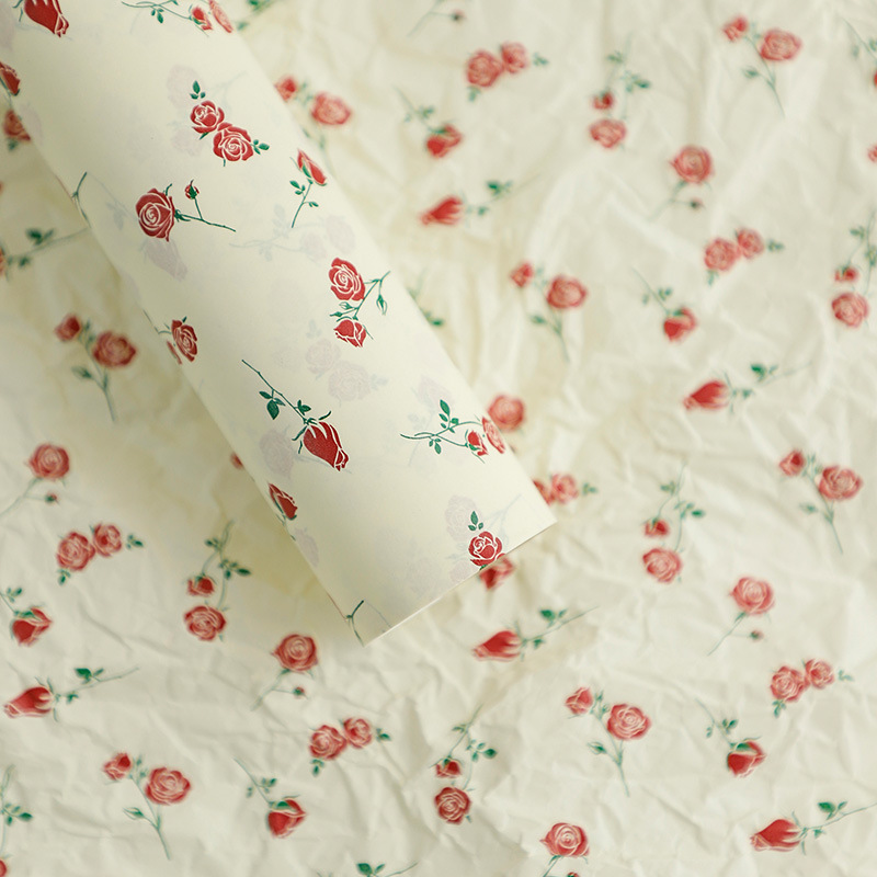 Romántico rosa francesa Sydney buquete de papel embalaje forrado copia de papel florista embalaje de papel floral material de embalaje