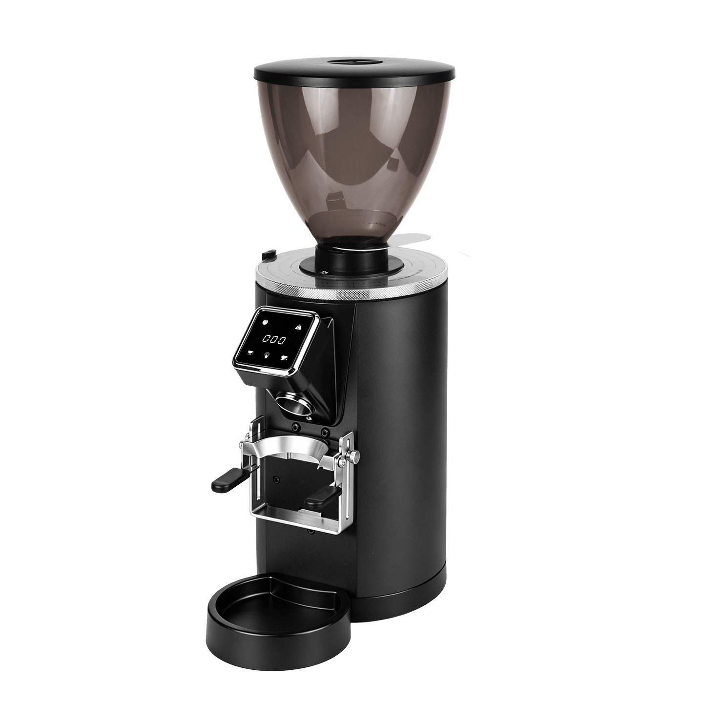 Molinillo de frijol comercial 1007 Plus gramo cuantitativo incorporado escala electrónica de absorción magnética de plasma 64 mm