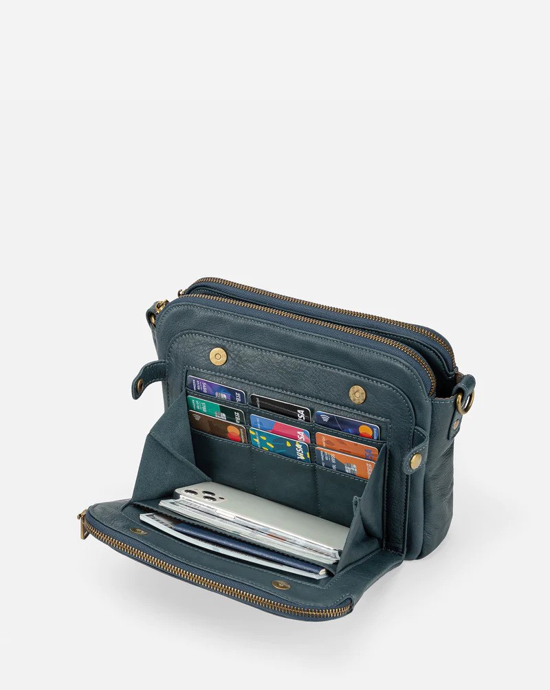 Women's Leather Crossbody Bag, Fashionable Shoulder Handbag_voghion.com