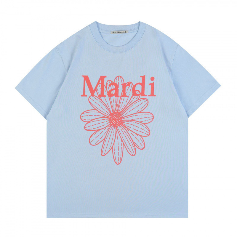 【カウンター品質】韓国マルディトレンドブランド半袖Tシャツリトルデイジードーマンプリントラウンドネックピュアコットンクロスボーダー|undefined